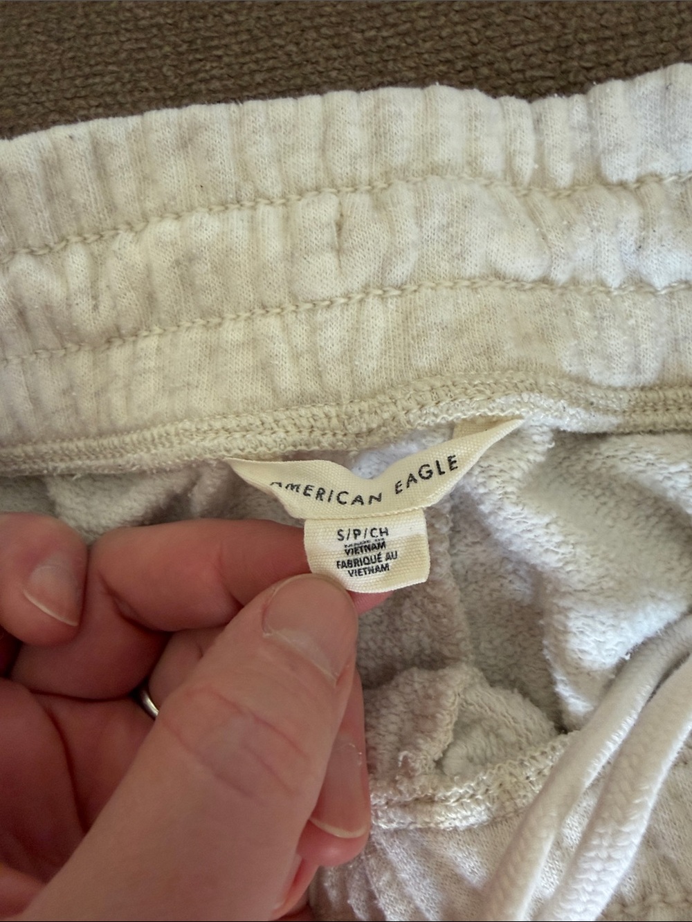American Eagle Outfitters Women’s Sweatpants bundle in Light Gray and Cream - Picture 3 of 7